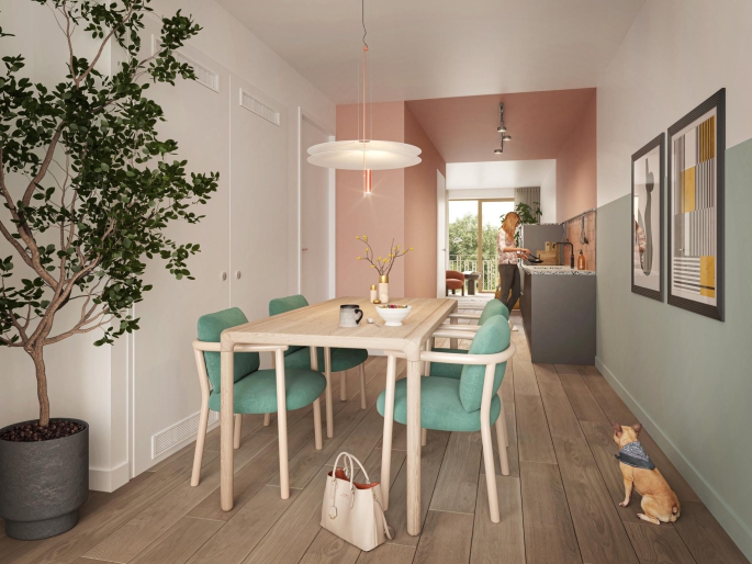 Fusion Amsterdam, 3-kamer appartement, bouwnummer: 313, Amsterdam