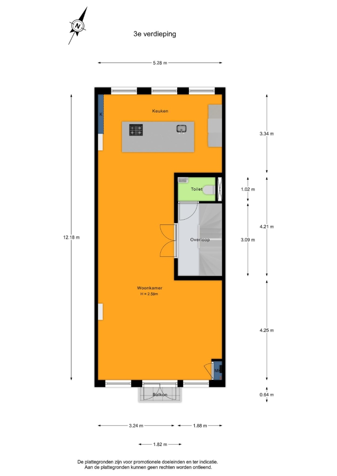 Domselaerstraat 29 3, 1093 JM, Amsterdam