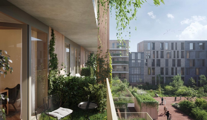 Wonen in Jardin, Wonen in Jardin Garden Lofts (type maisonnette), bouwnummer: 3.7, Amsterdam