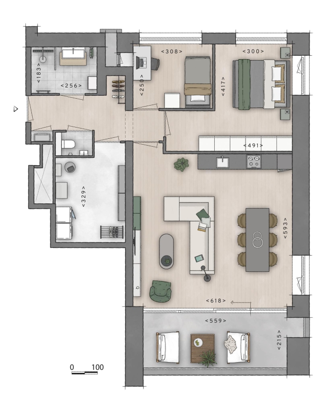 De Zaanse Helden, 3-kamer appartement plus, bouwnummer: 462J, Zaandam