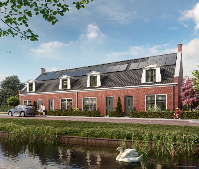 't Boerensluisje, Vrijstaande woningen, bouwnummer: 13, Oostknollendam