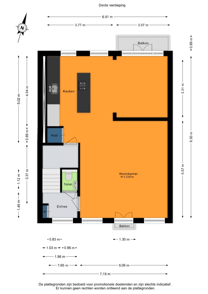 Tolstraat 87 3, 1073 RZ, Amsterdam