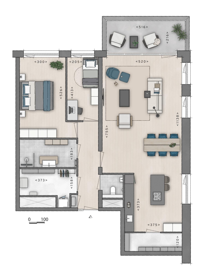 De Zaanse Helden, 3-kamer appartement, bouwnummer: 424, Zaandam