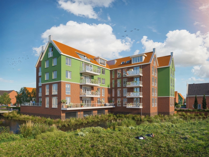 Résidence Buitenveld - START VERKOOP 10 JULI A.S. OM 17:00 UUR, Appartement type C, bouwnummer: 0C, Assendelft