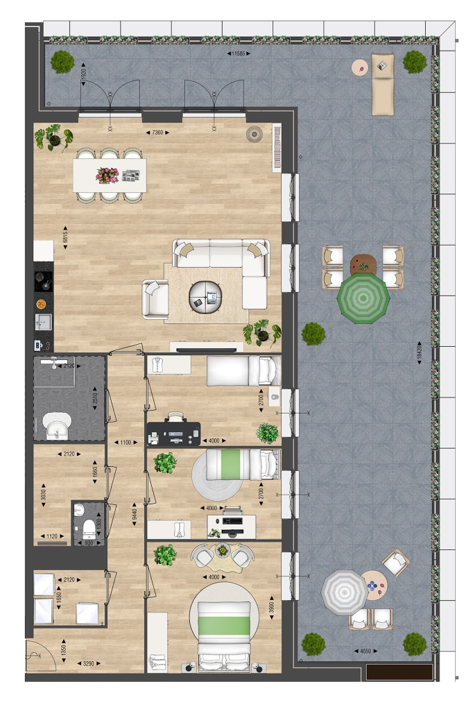 Résidence Buitenveld - START VERKOOP 10 JULI A.S. OM 17:00 UUR, Appartement type C, bouwnummer: 0C, Assendelft