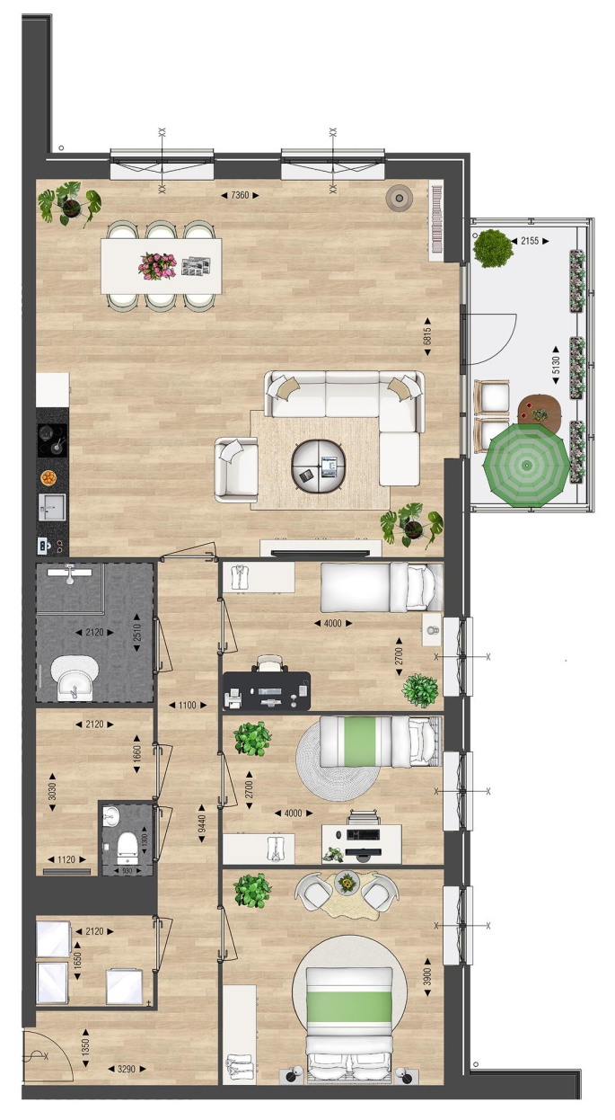 Résidence Buitenveld - START VERKOOP 10 JULI A.S. OM 17:00 UUR, Appartement type C, bouwnummer: 0C, Assendelft