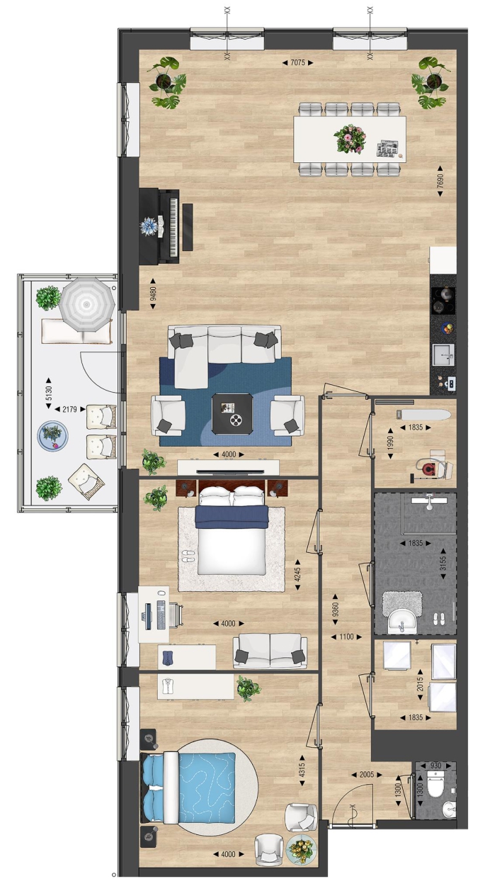 Résidence Buitenveld - START VERKOOP 10 JULI A.S. OM 17:00 UUR, Appartement type C, bouwnummer: 0C, Assendelft