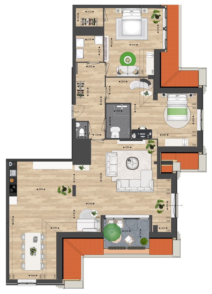 Résidence Buitenveld - START VERKOOP 10 JULI A.S. OM 17:00 UUR, Appartement type C, bouwnummer: 0C, Assendelft