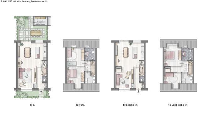 't Boerensluisje, Rijwoningen, bouwnummer: 11, Oostknollendam