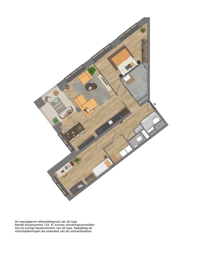 Ringers fase 2, Appartement Large, bouwnummer: 362, Alkmaar